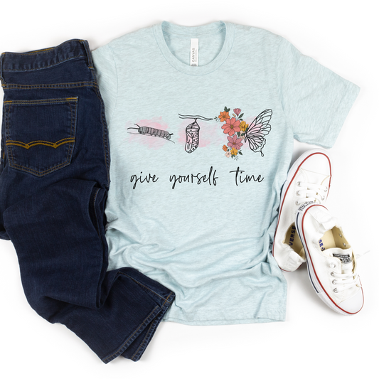 GIVE YOURSELF TIME-Unisex Jersey Short Sleeve Tee