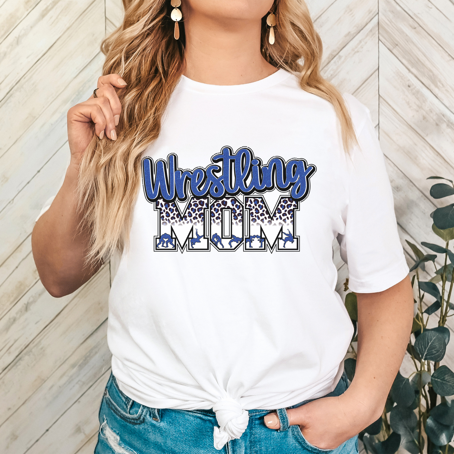 WRESTLING MOM-Unisex Jersey Short Sleeve Tee