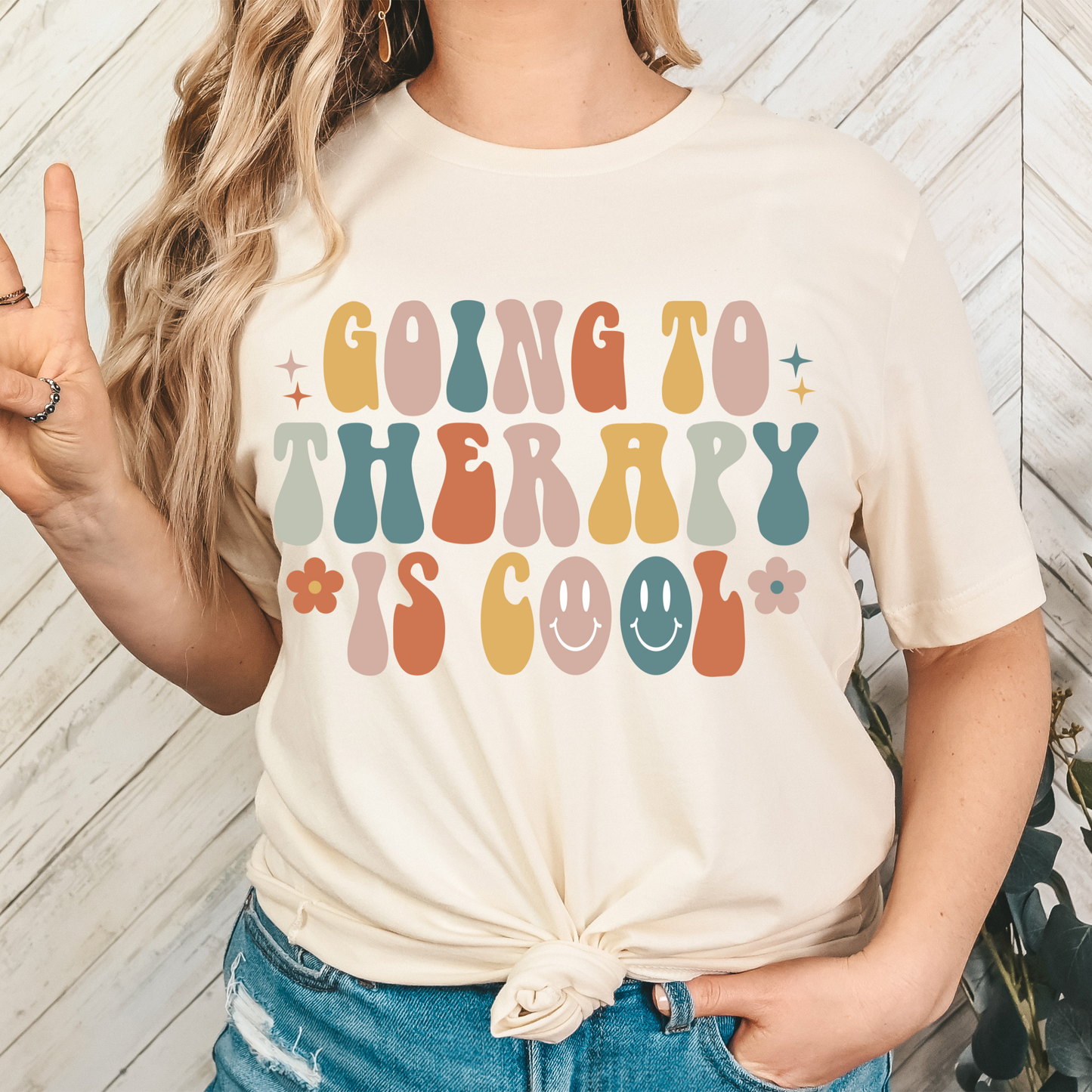 GOING TO THERAPY IS COOL-Unisex Jersey Short Sleeve Tee