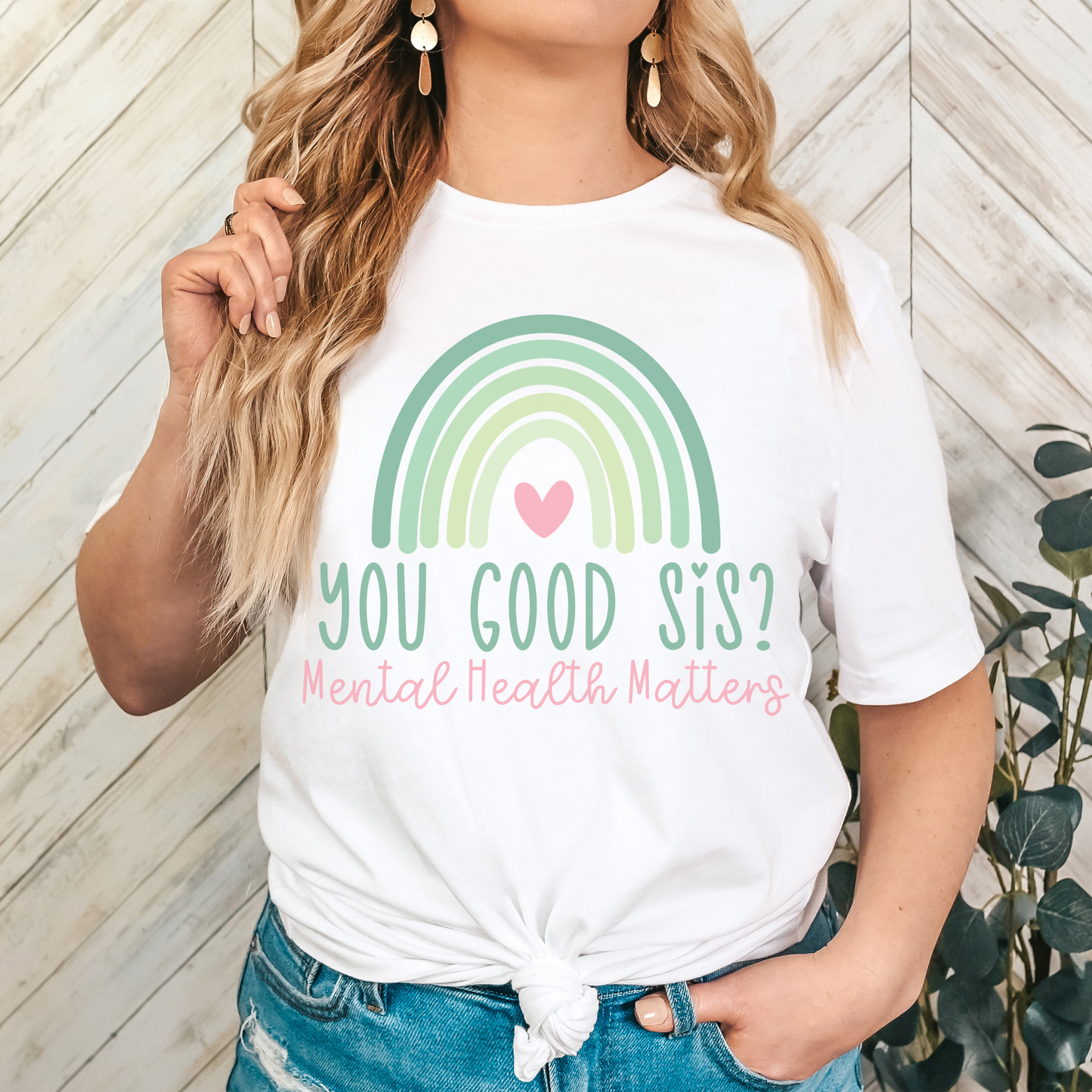 YOU GOOD SIS? MENTAL HEALTH MATTERS- Unisex Jersey Short Sleeve Tee