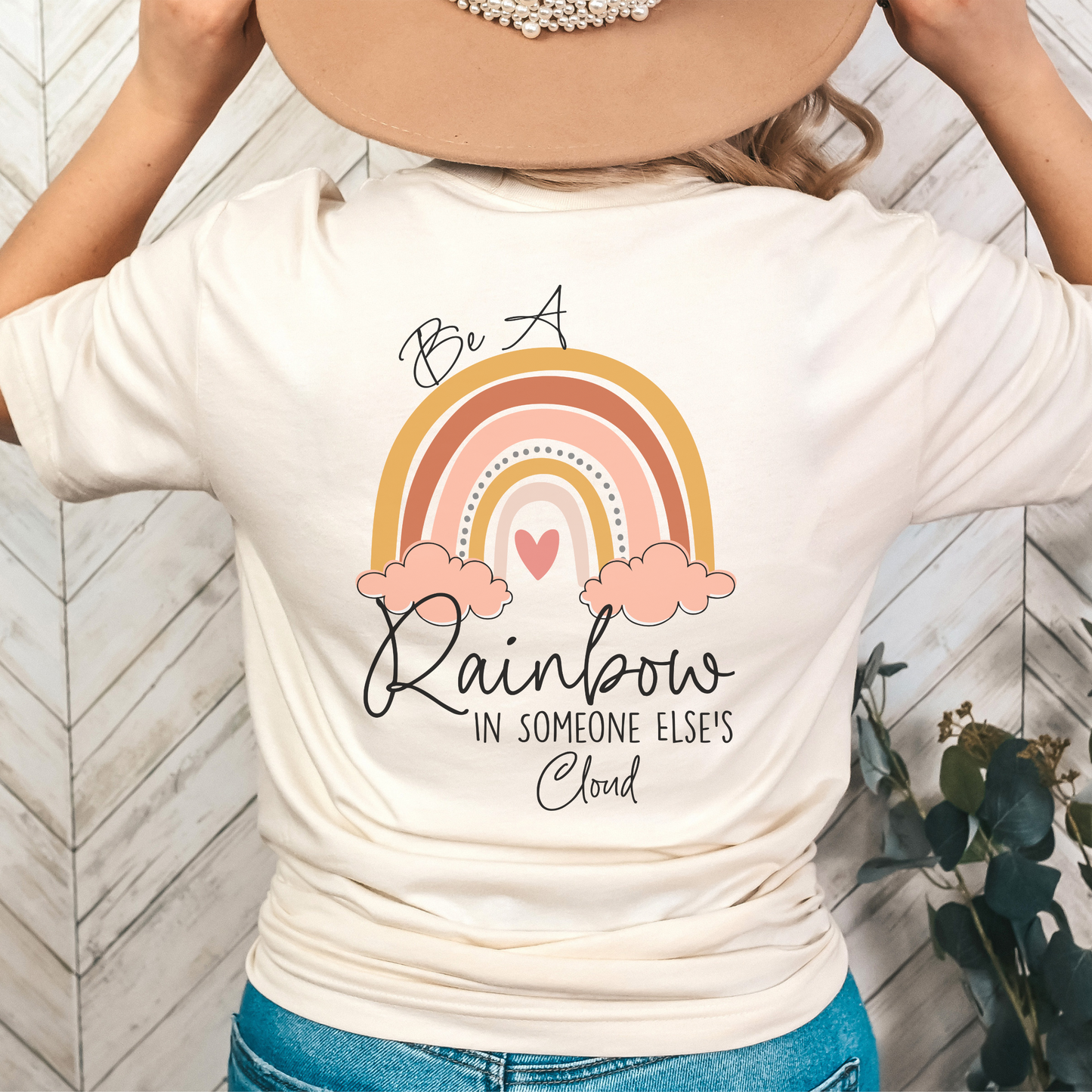 BE THE RAINBOW IN SOMEONE ELSE'S DAY- Unisex Jersey Short Sleeve Tee