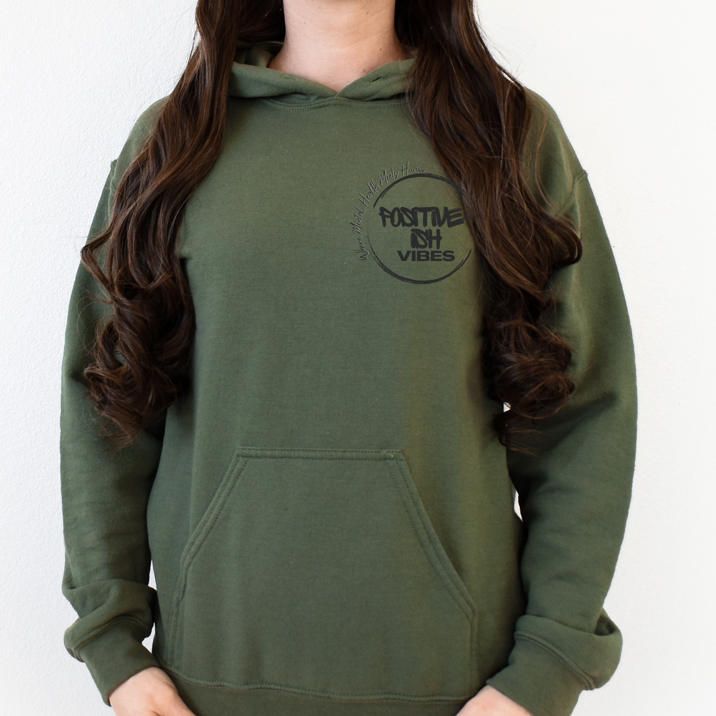 IN HOUSE- Grow Positive Thoughts -Unisex Heavy Blend™ Hooded Sweatshirt