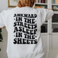 AWKWARD IN THE STREETS ASLEEP IN THE SHEETS-Unisex Heavy Blend™ Crewneck Sweatshirt