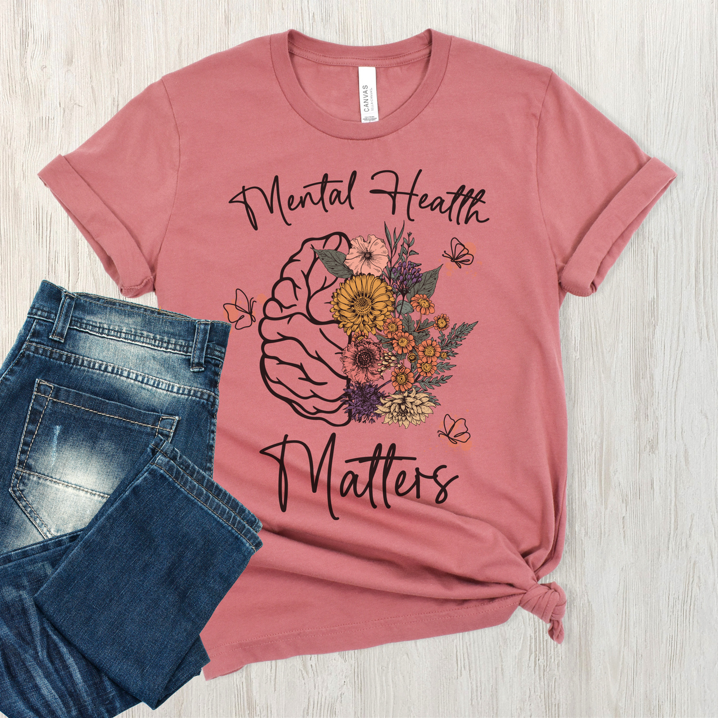 MENTAL HEALTH MATTERS-Unisex Jersey Short Sleeve Tee