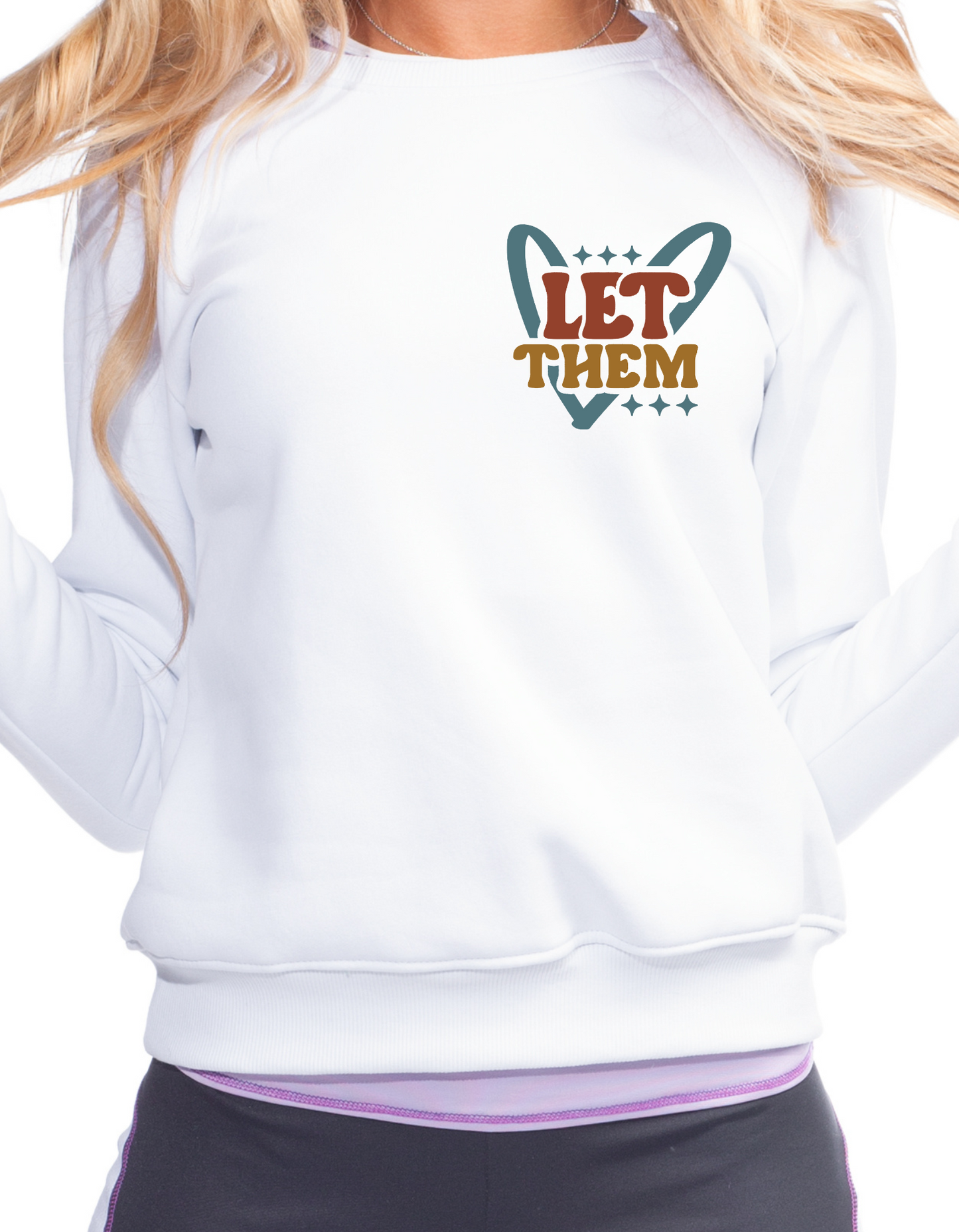 LET THEM- Unisex Heavy Blend™ Crewneck Sweatshirt