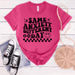 Same Anxiety, Diffrent Day Graphic Tee- Unisex Jersey Short Sleeve Tee