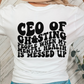 CEO OF GHOSTING WHEN MY MENTAL HEALTH IS MESSED UP-Unisex Jersey Short Sleeve Tee