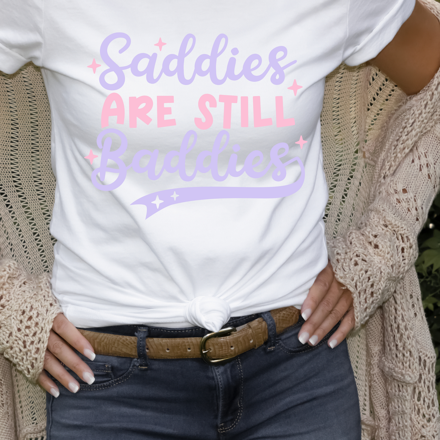 SADDIES ARE STILL BADDIES-Unisex Jersey Short Sleeve Tee