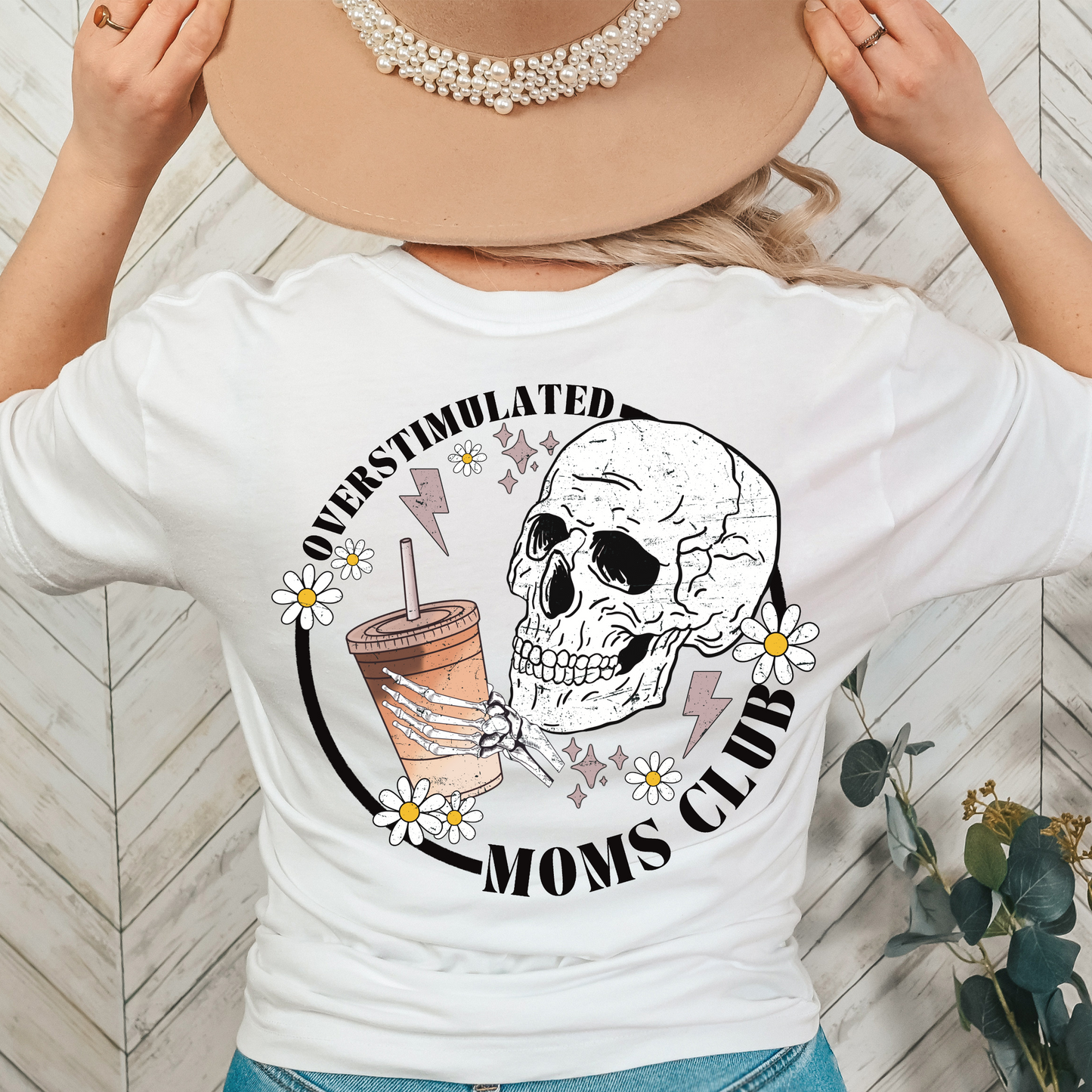 OVER STIMULATED MOMS CLUB-Unisex Jersey Short Sleeve Tee