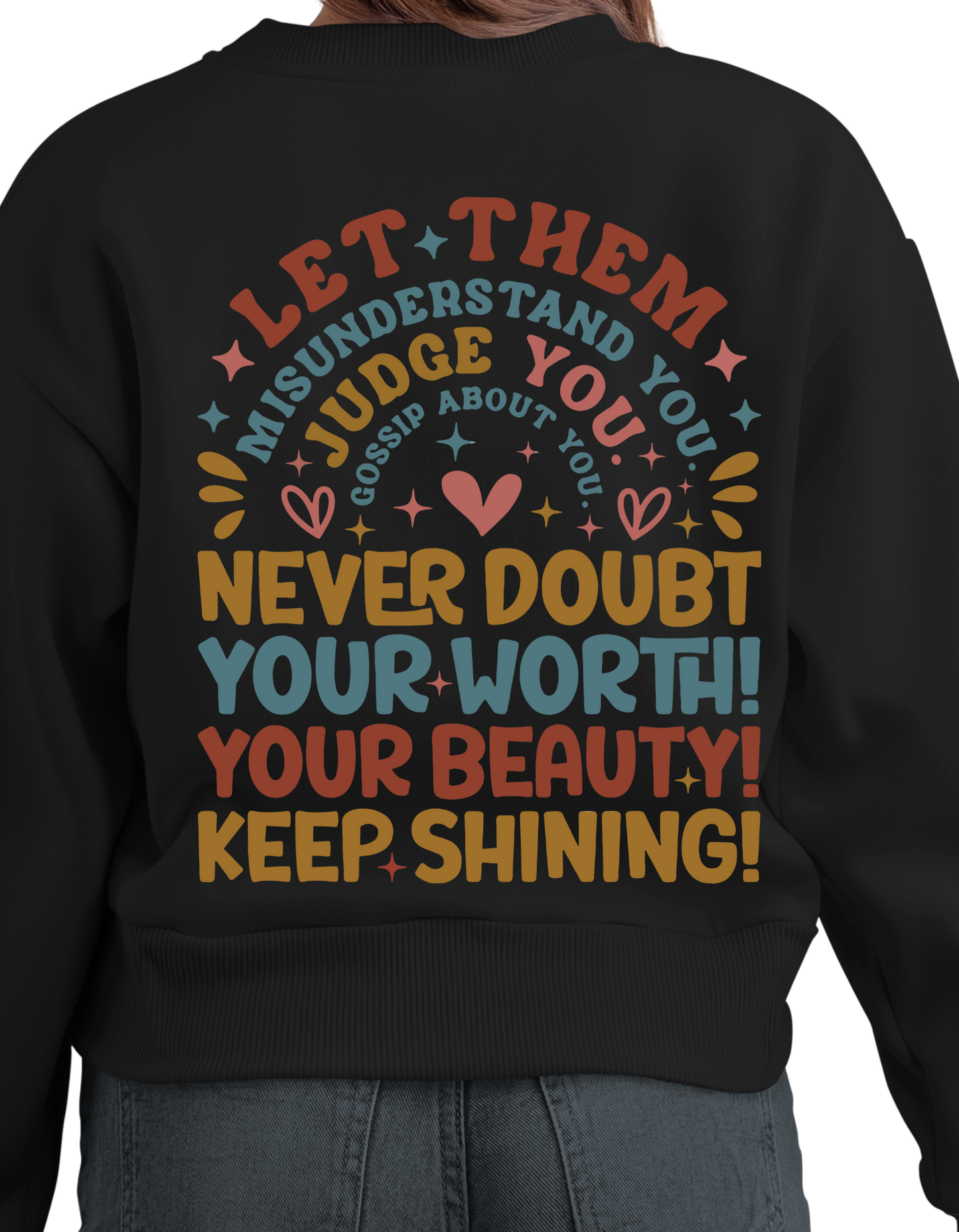 LET THEM- Unisex Heavy Blend™ Crewneck Sweatshirt