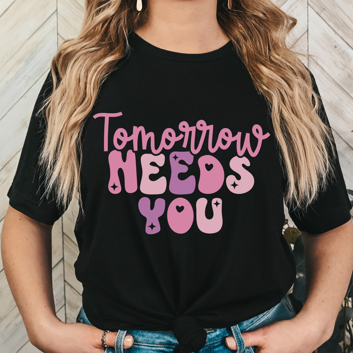 TOMORROW NEEDS YOU-Unisex Jersey Short Sleeve Tee