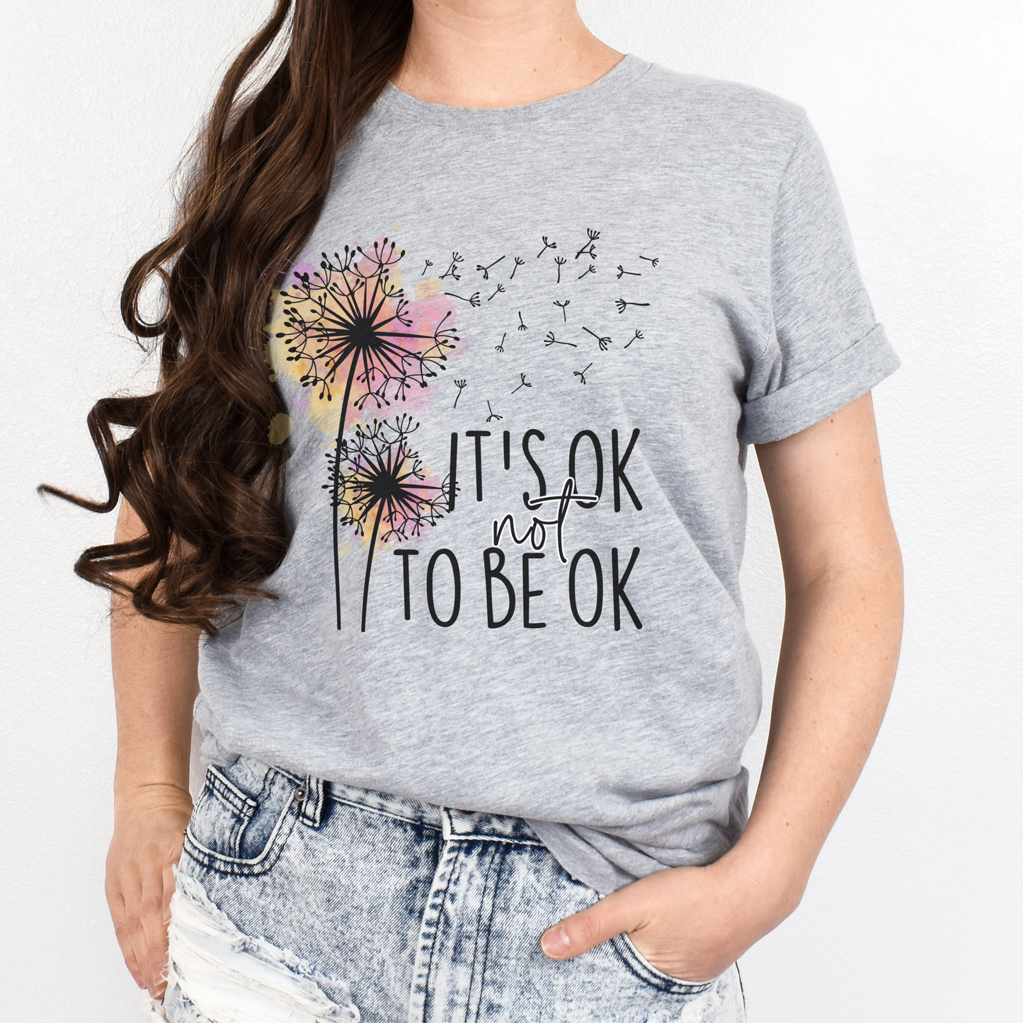 IT'S OK TO NOT BE OK-Unisex Jersey Short Sleeve Tee