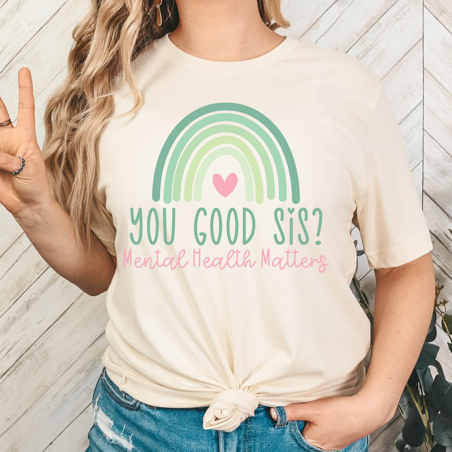 YOU GOOD SIS? MENTAL HEALTH MATTERS- Unisex Jersey Short Sleeve Tee