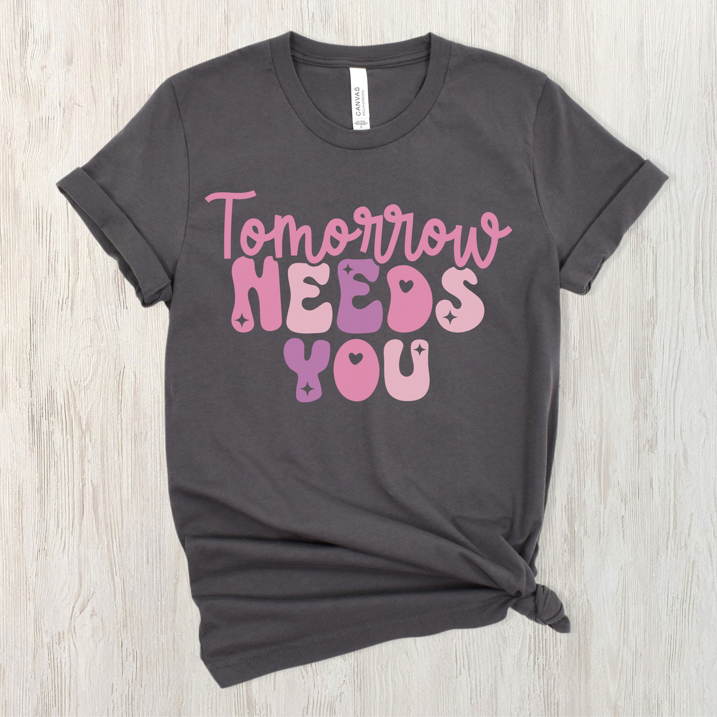 TOMORROW NEEDS YOU-Unisex Jersey Short Sleeve Tee